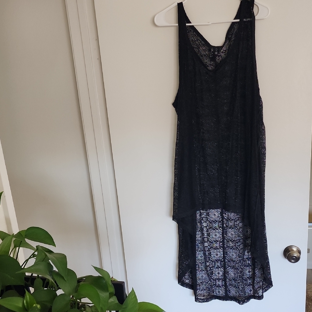 Elegant Black Lace Cover Up (PLUS SIZE)